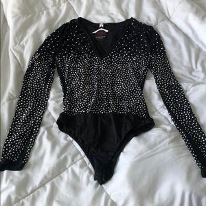 Rhinestone bodysuit